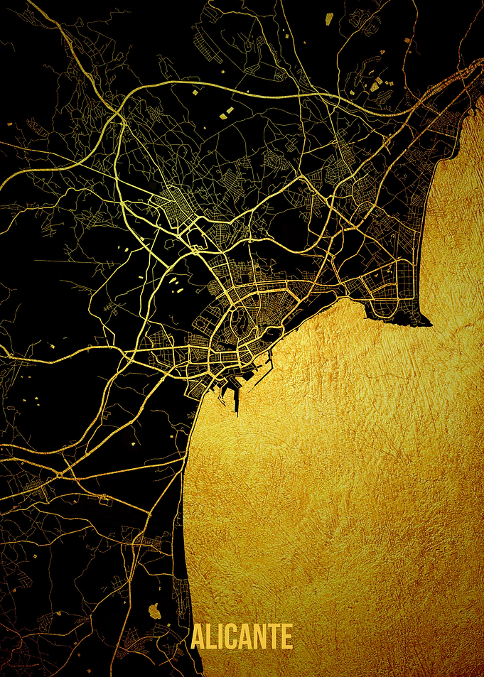 Alicante gold map