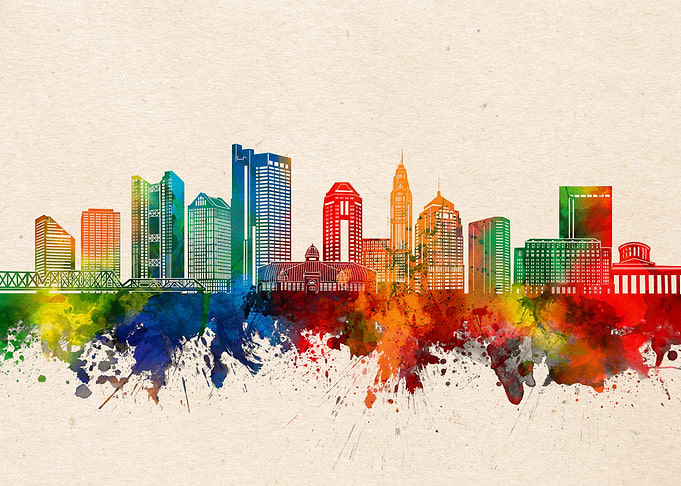 columbus oh watercolor