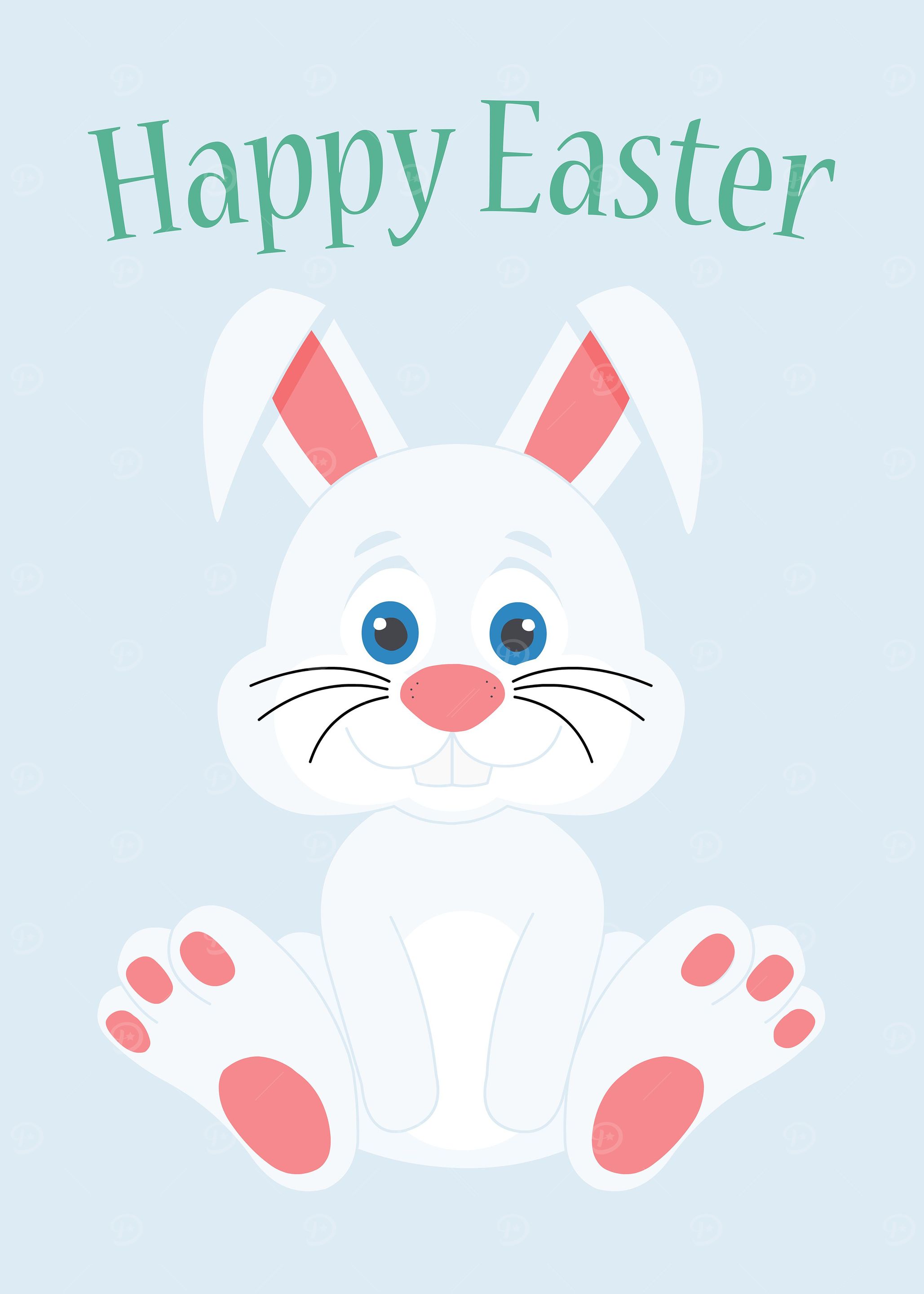 Cute easter bunny