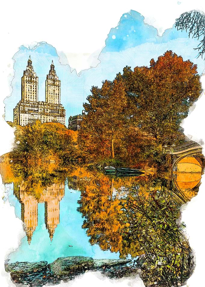 place on watercolor