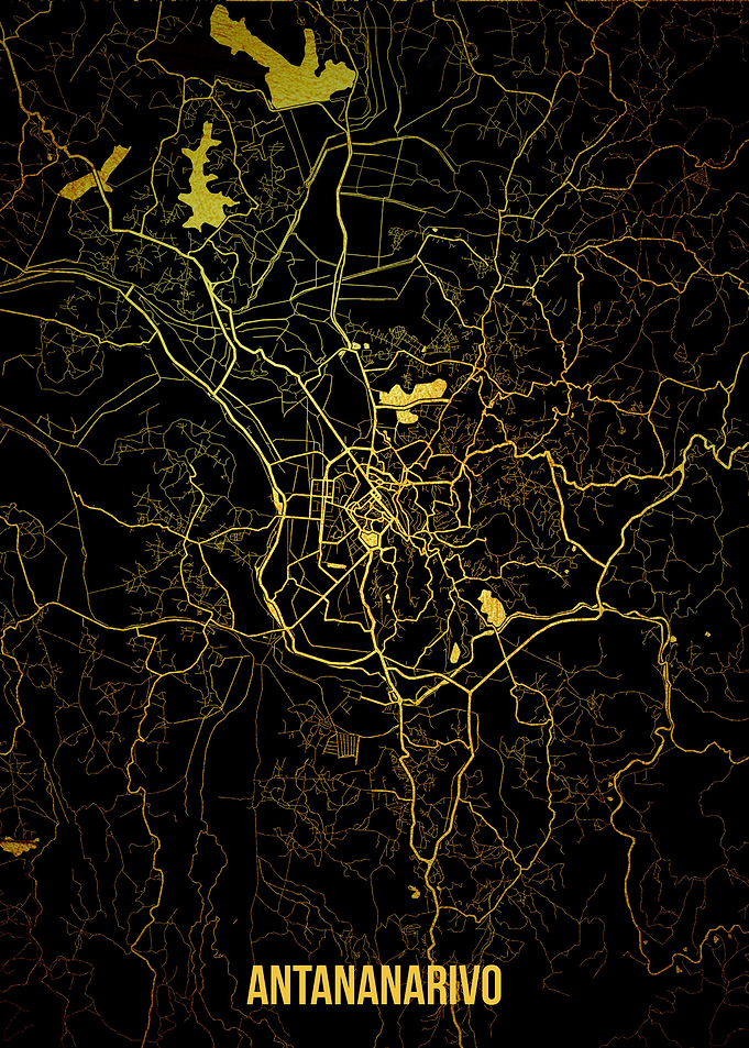 Antananarivo gold map