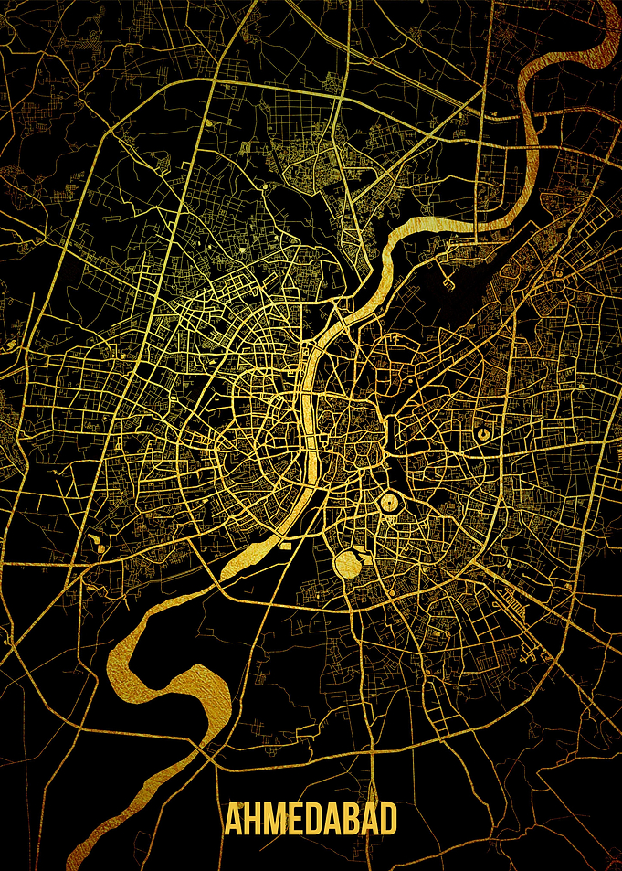 Ahmedabad gold map