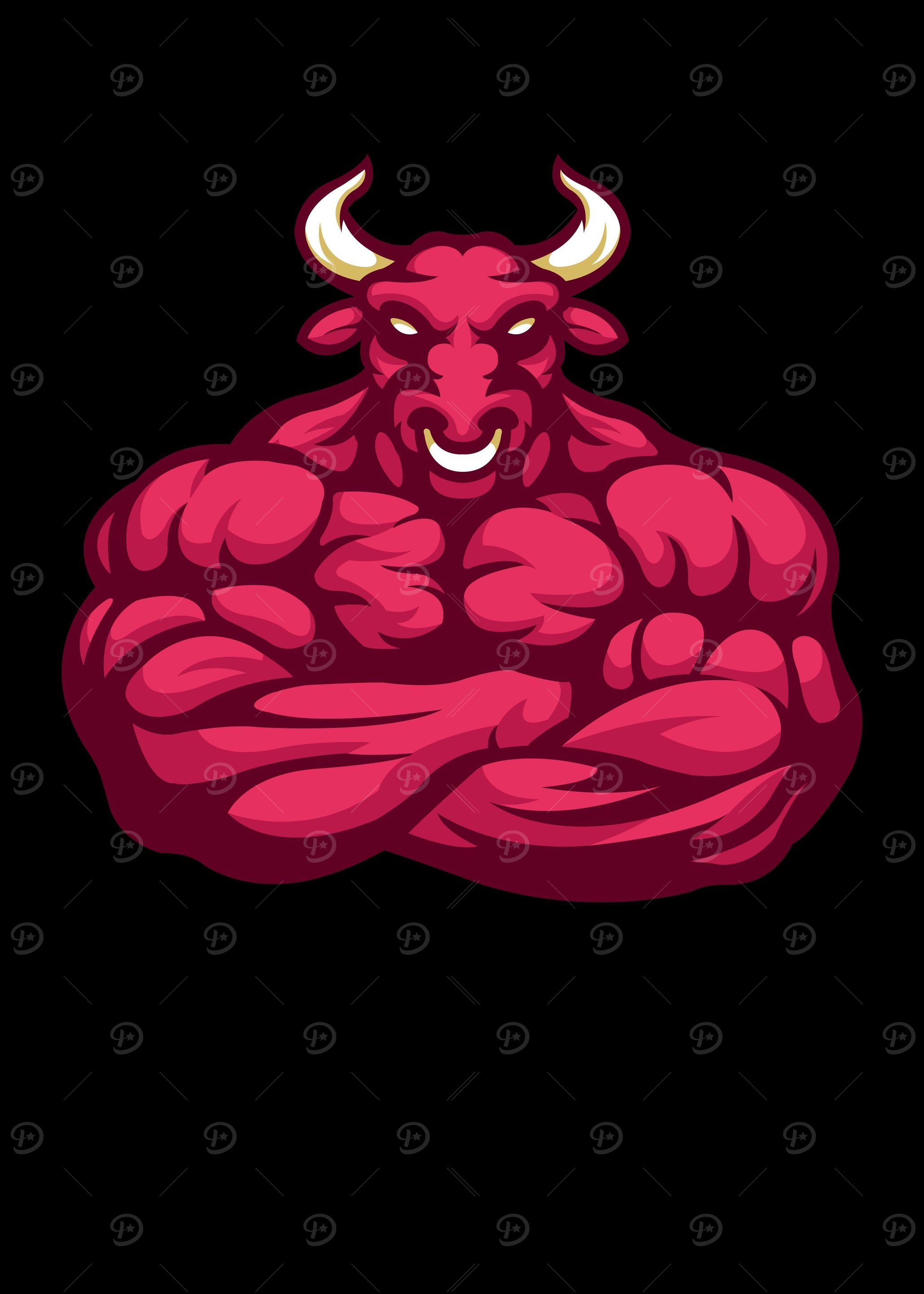 Bodybuilder Bull