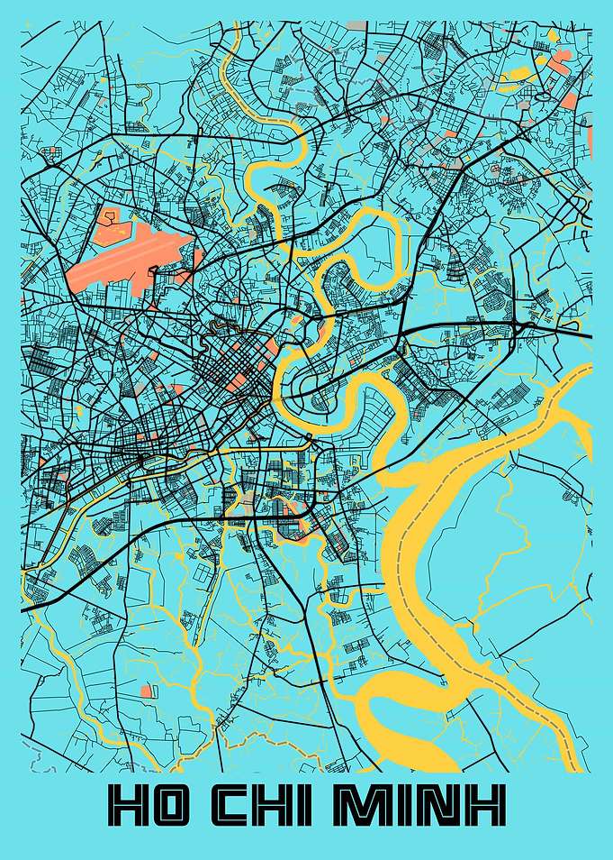 Ho Chi Minh Gloria Map