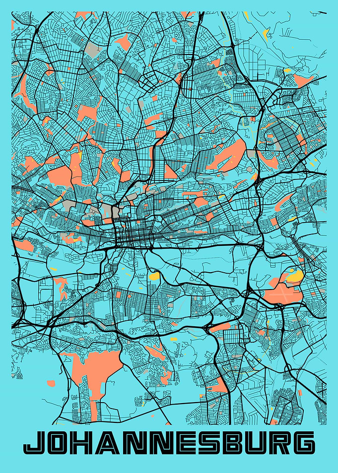 Johannesburg Gloria Map