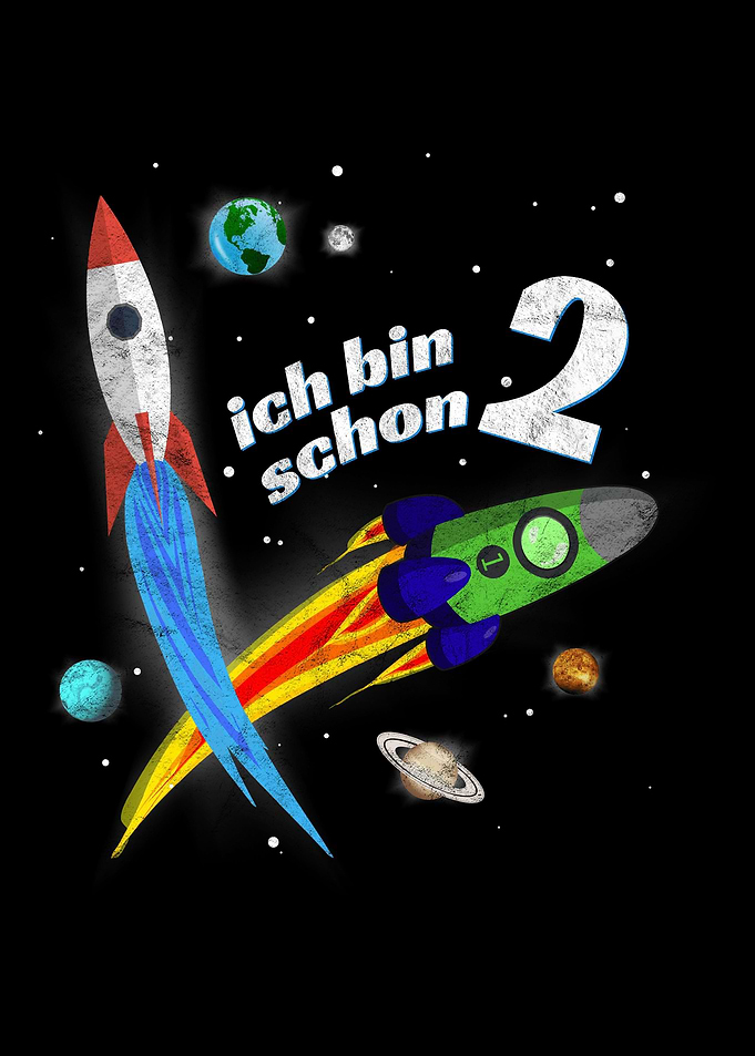 2 Jahre Kinder Raumschiff