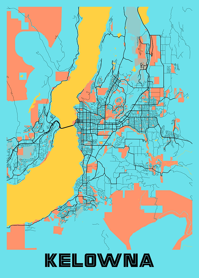 Kelowna Gloria City Map