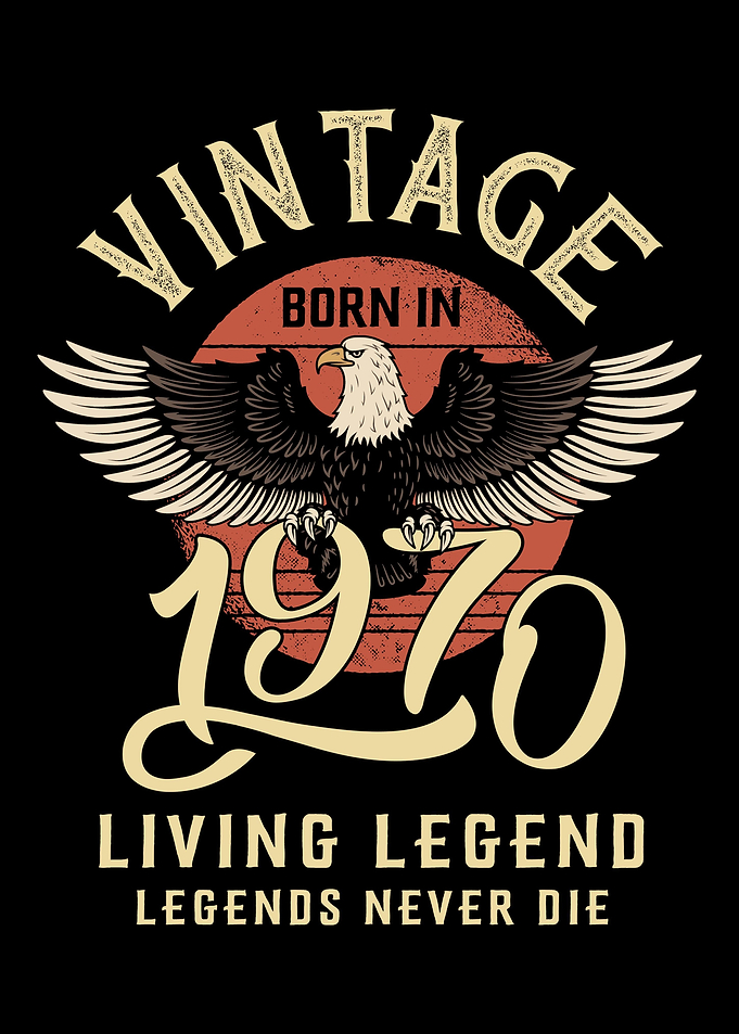 Vintage 1970 Born