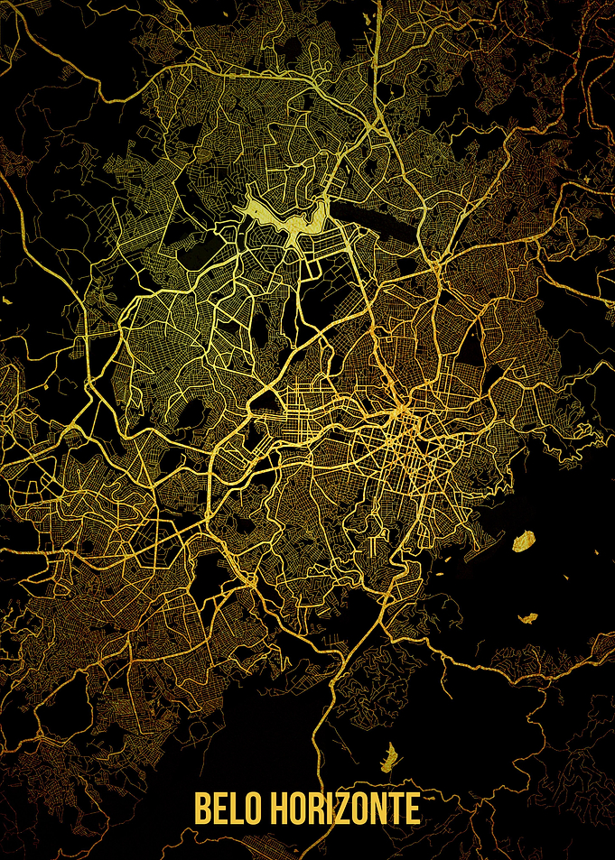 Belo Horizonte gold map