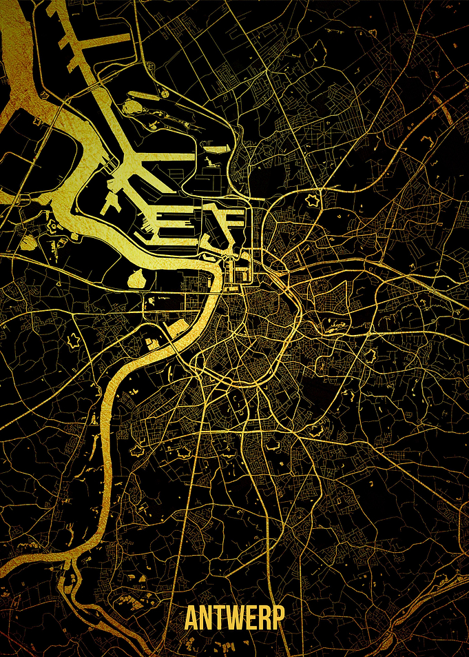 Antwerp gold map
