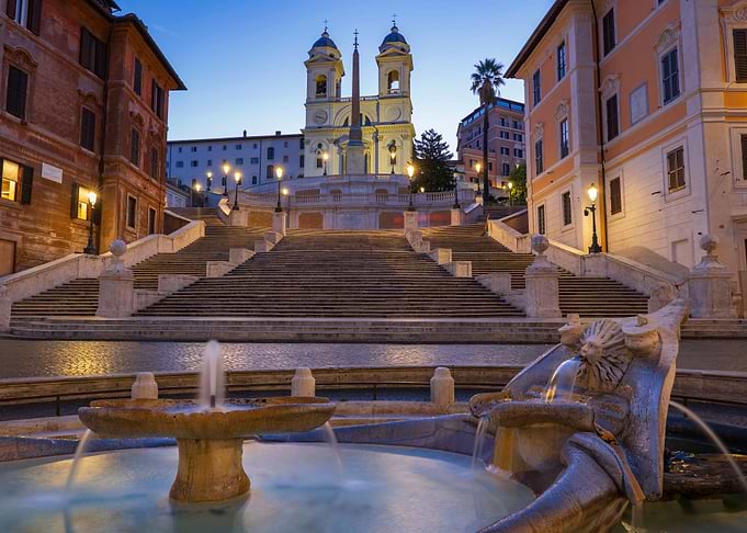 Spanish Steps In Rome