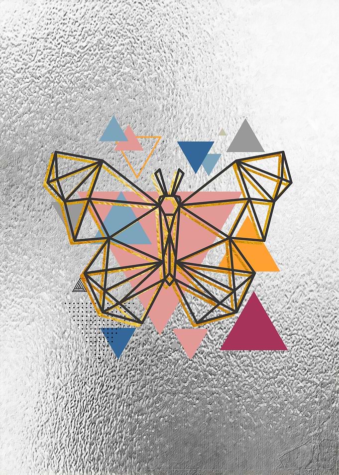 butterfly lowpoly
