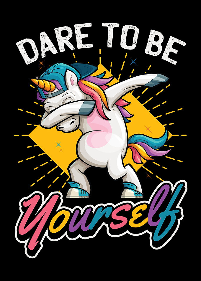 Dabbing Unicorn Dare To Be