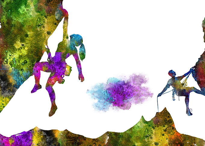 Rock climbing