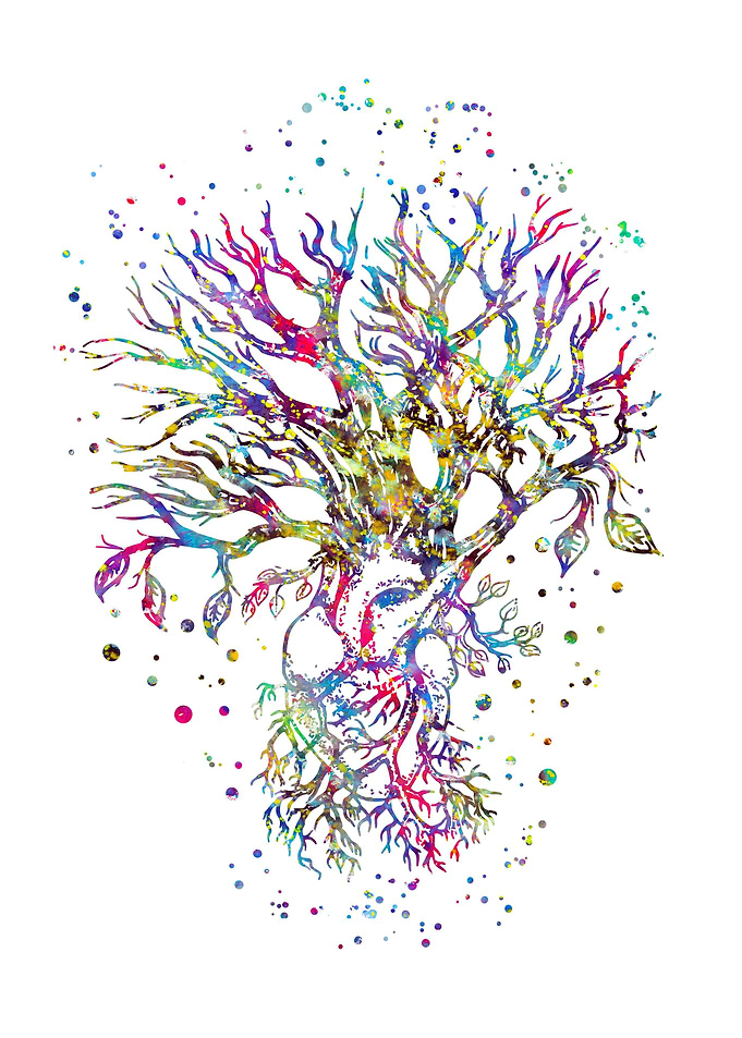 Anatomical heart tree