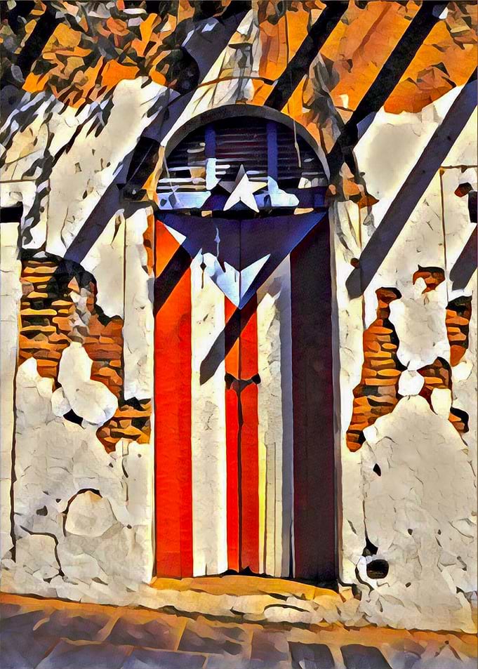 Puerto Rico flag pride