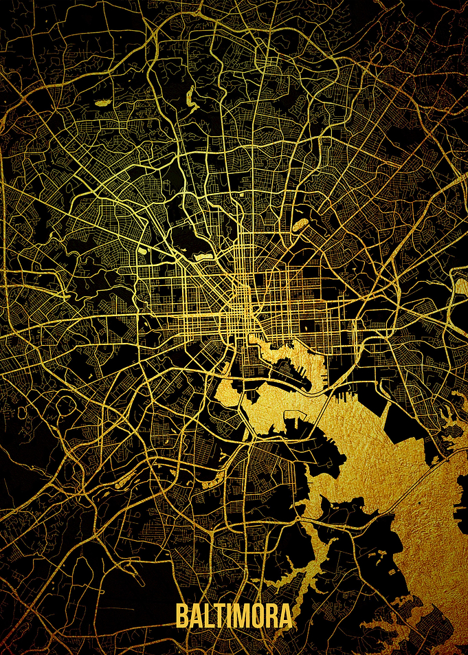 Baltimora gold map