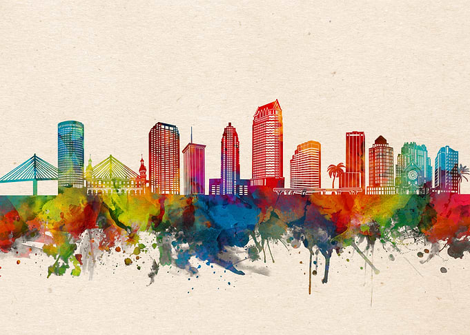 tampa watercolor