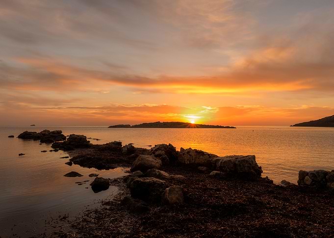 Sunrise from the Ibiza