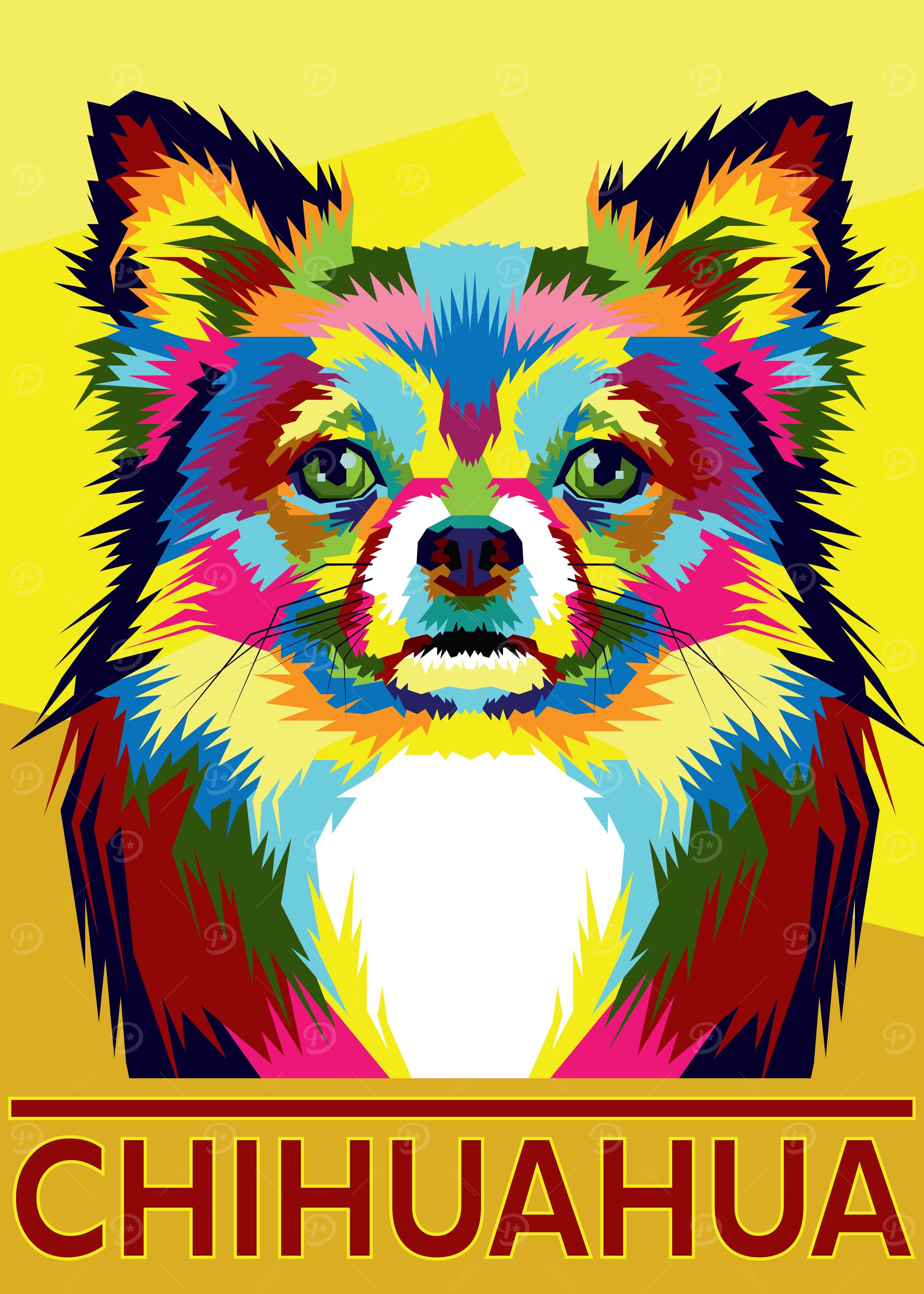 Chihuahua Pop Art
