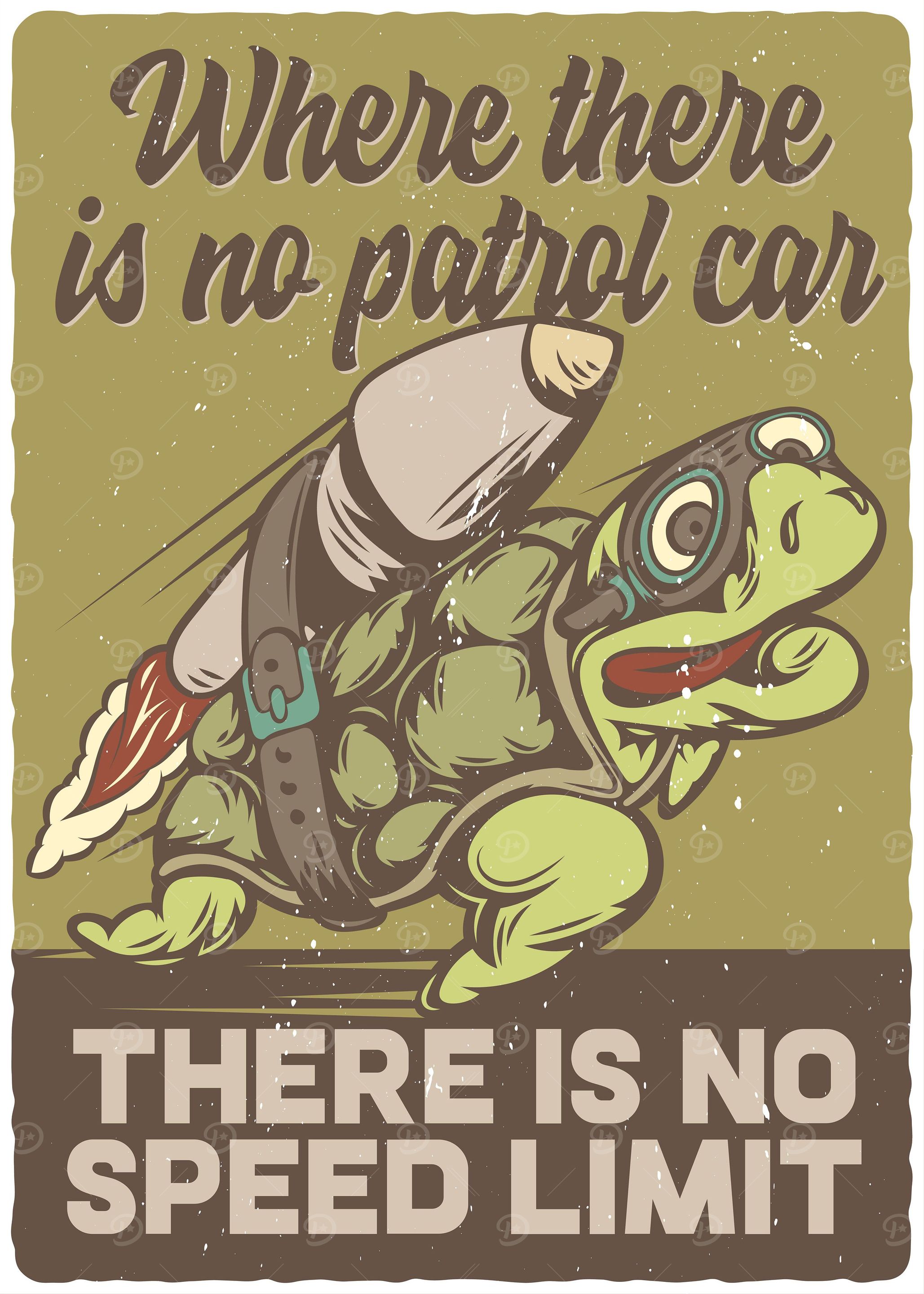 There is no speed limit