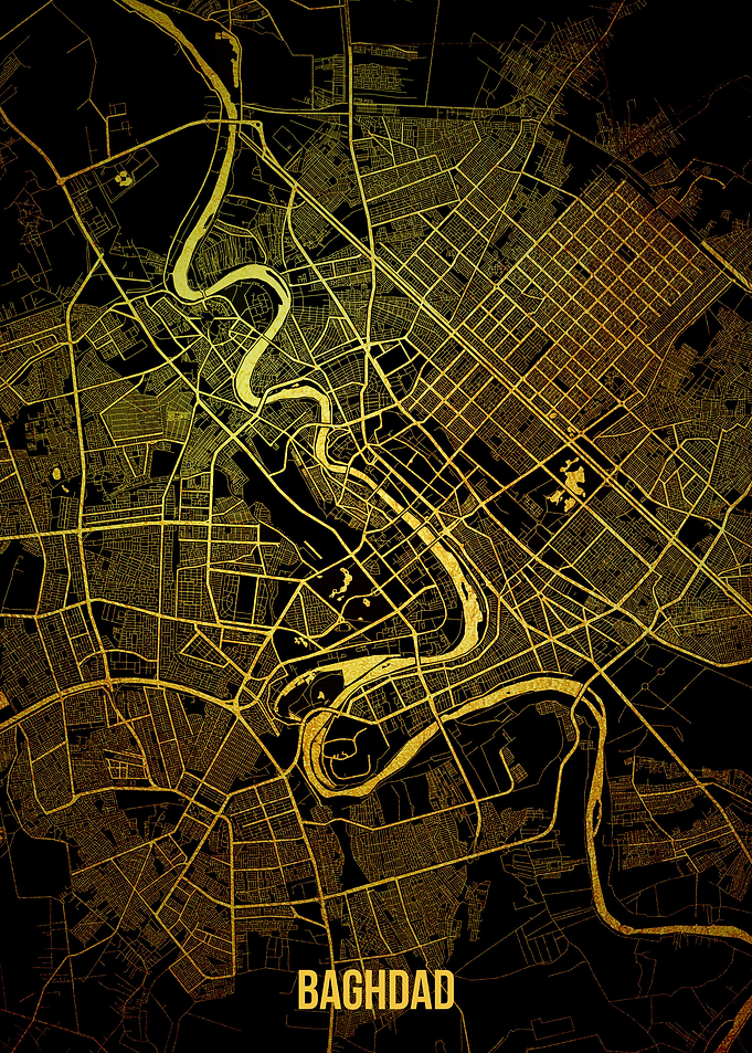 Baghdad gold map