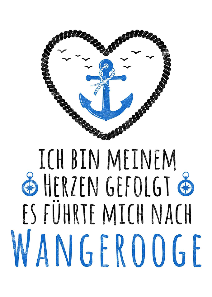 Wangerooge Nordsee Spruch