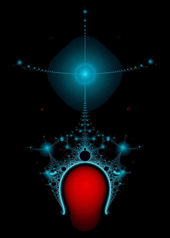 Fractal Art Alien