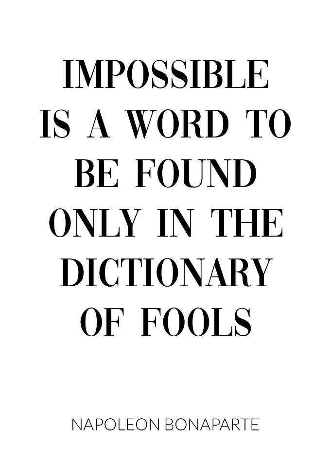 Napoleon Bonaparte Quote