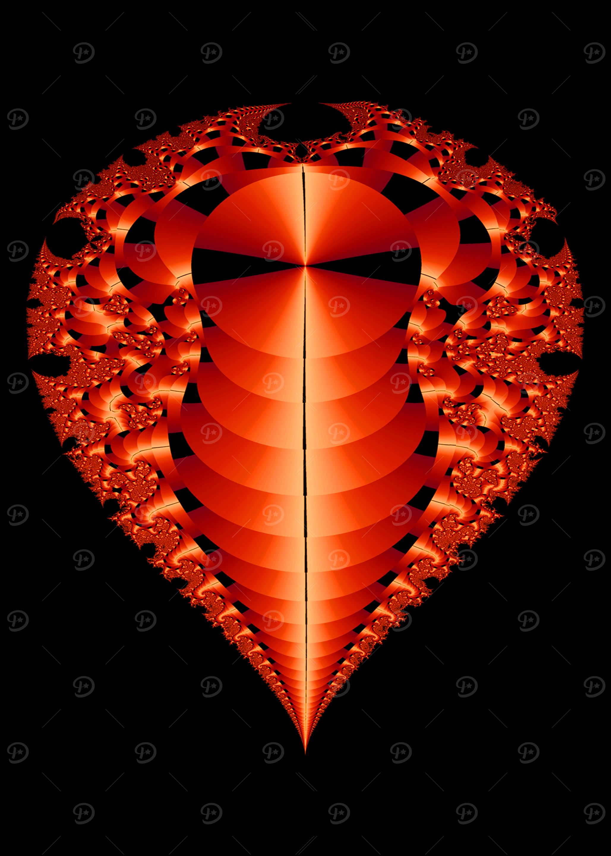 Enternity in Red Fractale