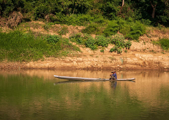 Fishing on the Mekong