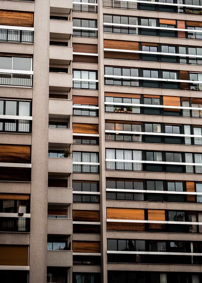 Parisian building facade