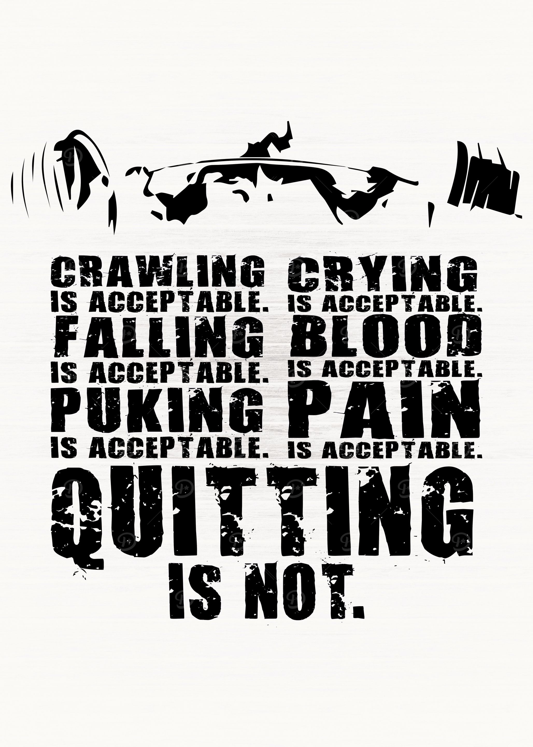 Quitting Is Not Acceptable