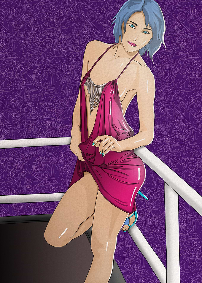 Sexy Anime Manga Girl
