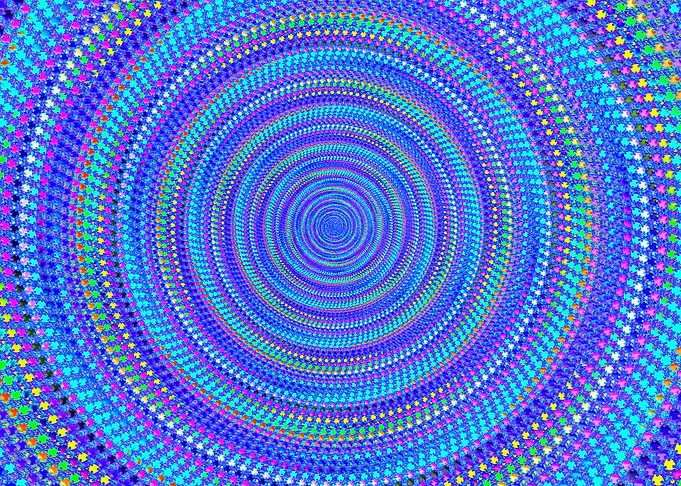 Colorful fractal pattern
