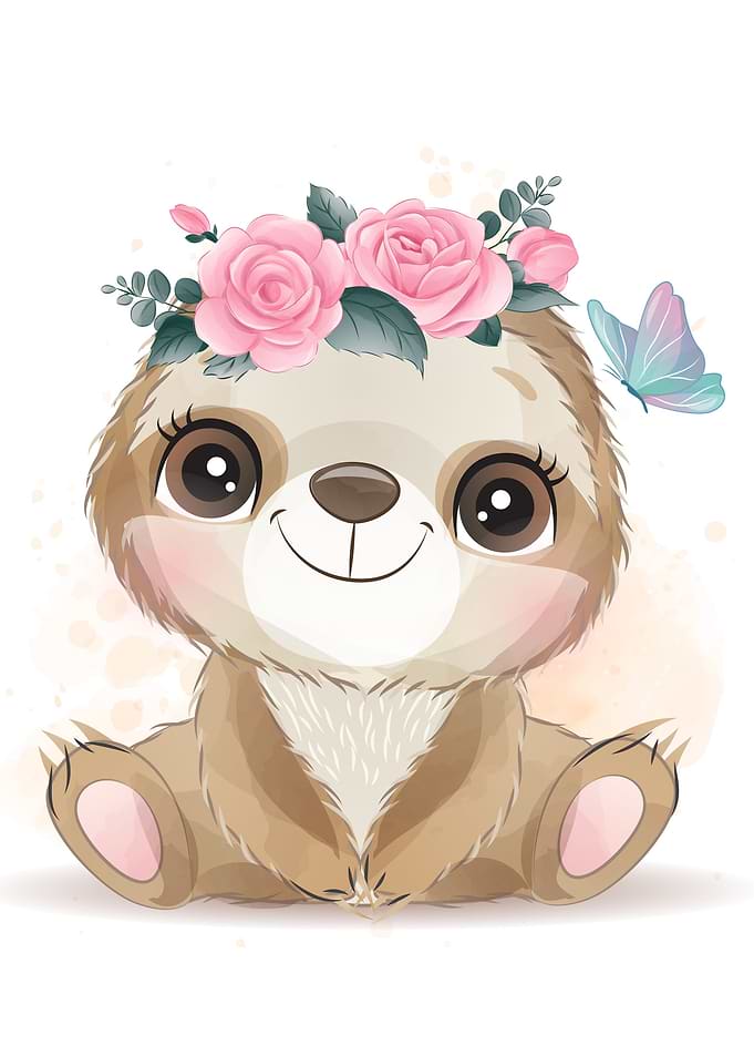 Sloth animal cute