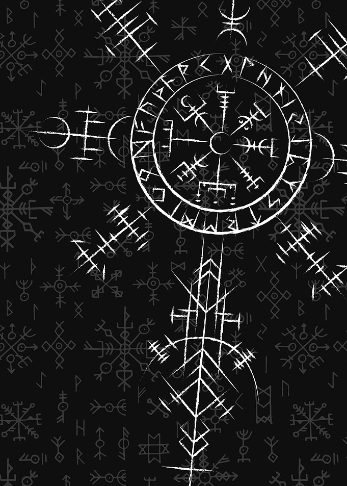 Viking Compass Vegvisir