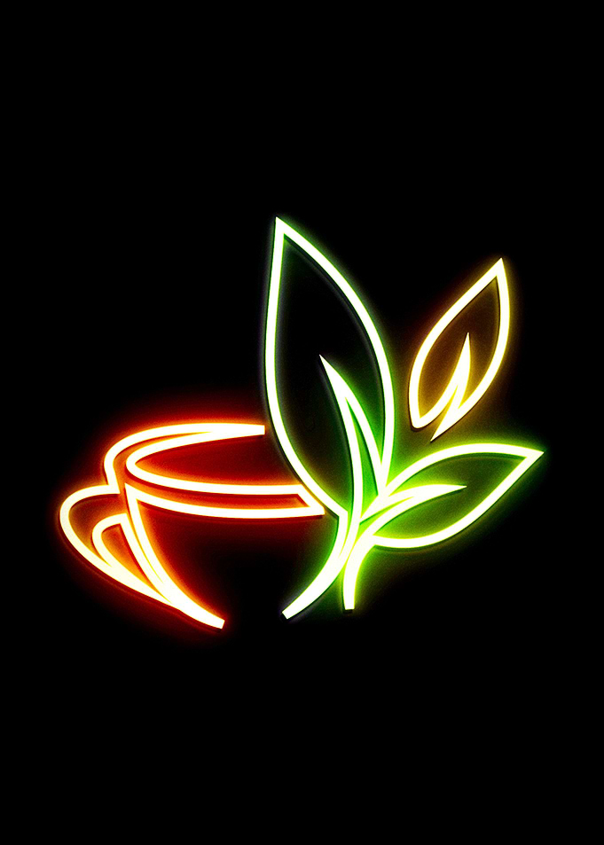 green coffee neon