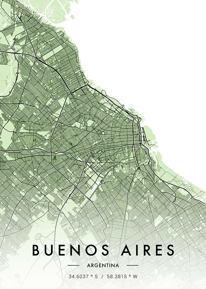 Buenos Aires City Map