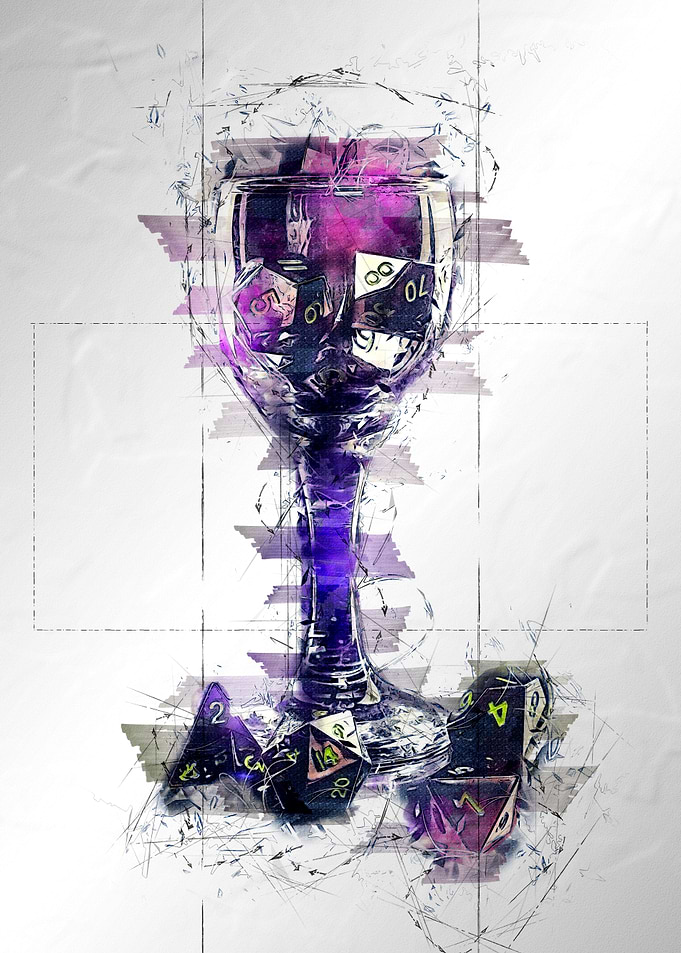 Dice in Glass DS