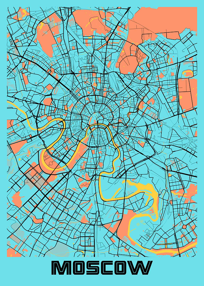 Moscow Gloria City Map