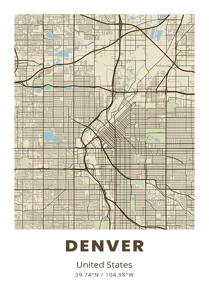 Denver City Map