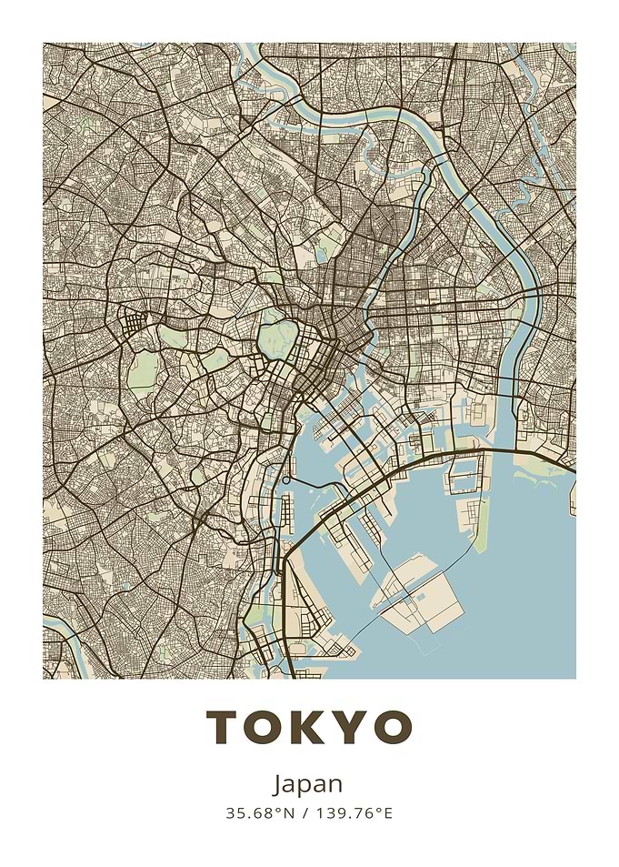 Tokyo City Map