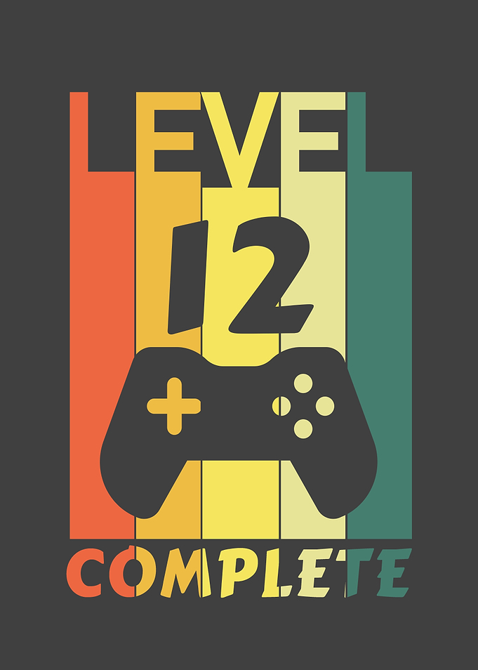 Vintage kids gamer 12th