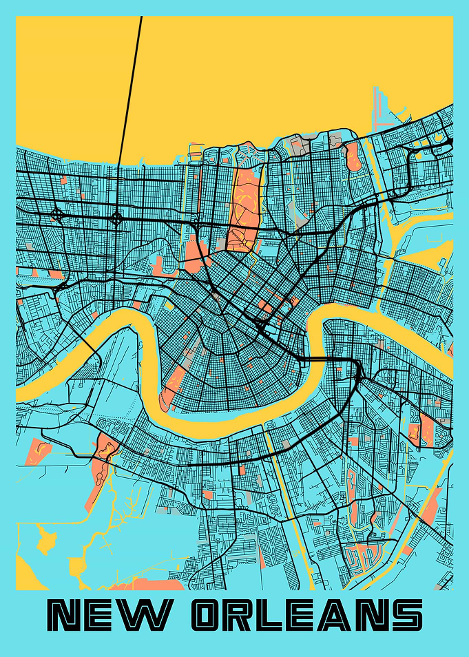 New York Gloria City Map