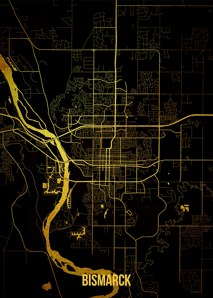 Bismarck gold map