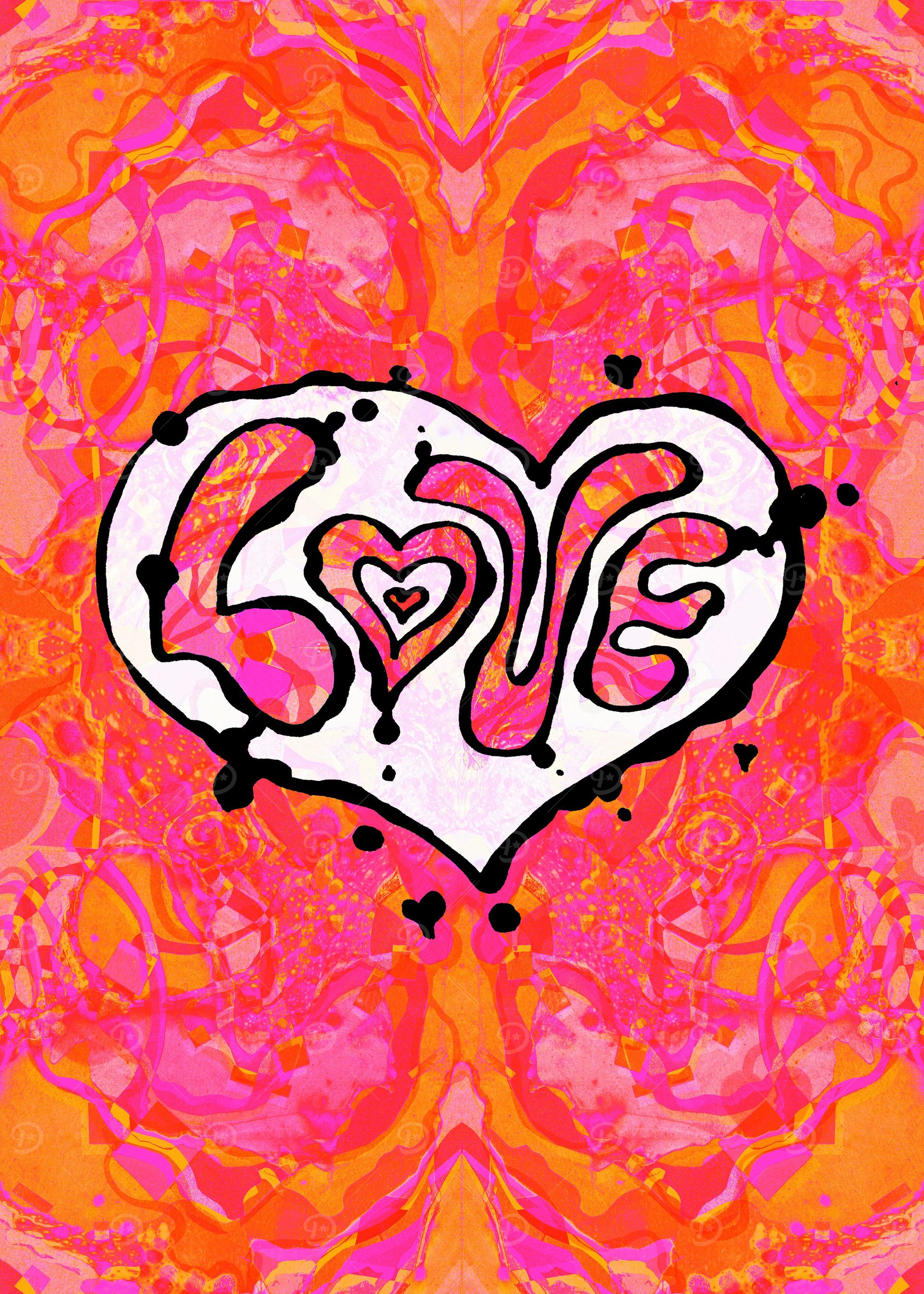 Psychedelic Love Art
