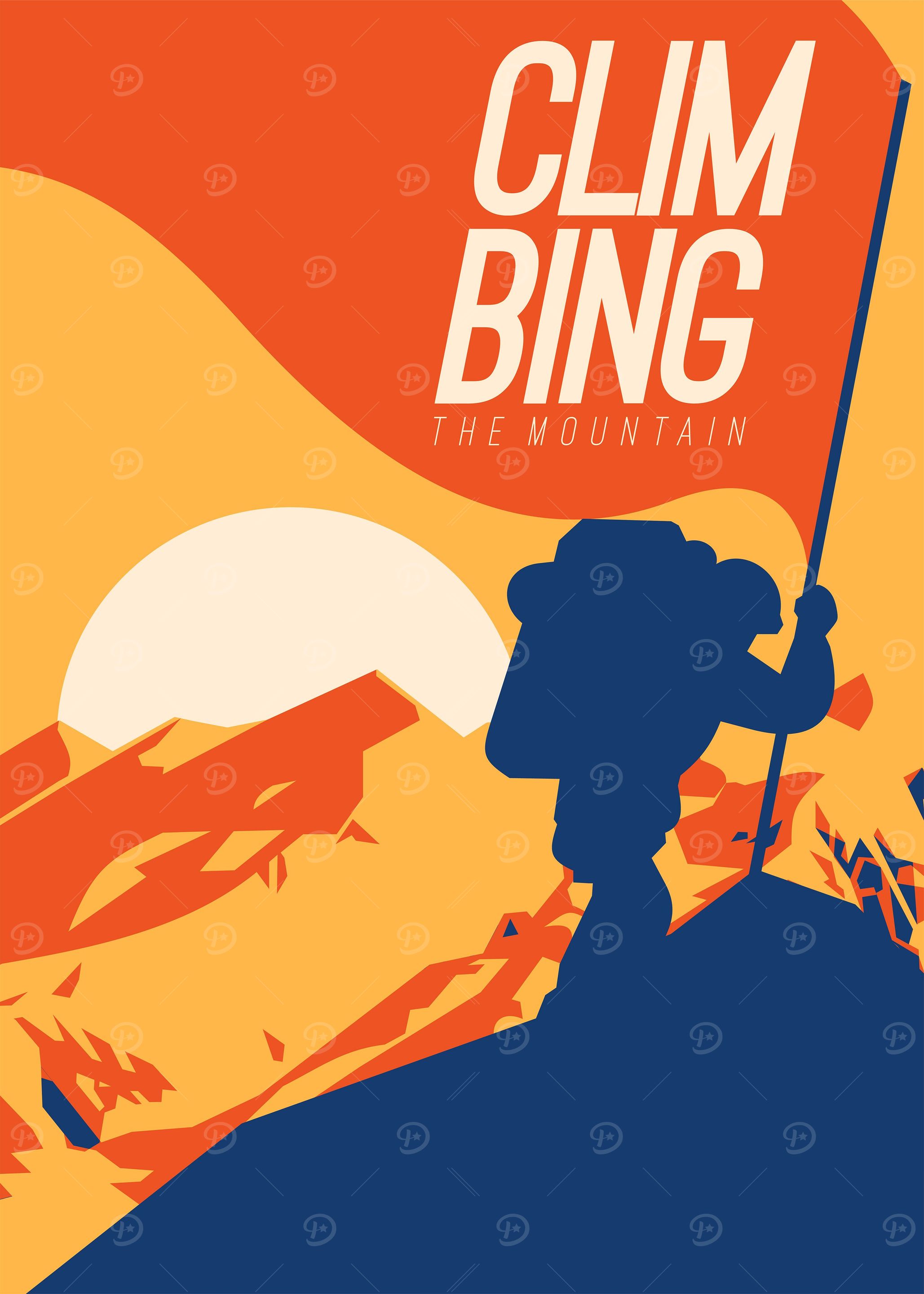 Climbing poster