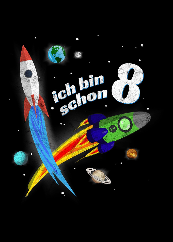8 Jahre Kinder Raumschiff