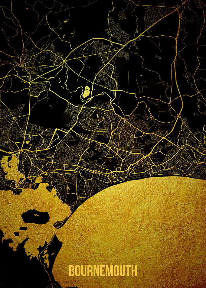 Bournemouth gold map
